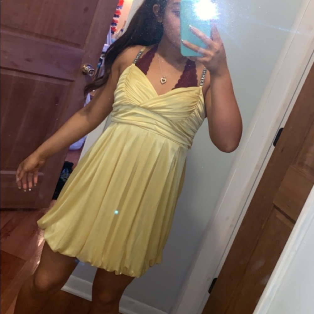 Ruched prom dress